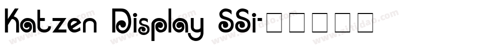 Katzen Display SSi字体转换